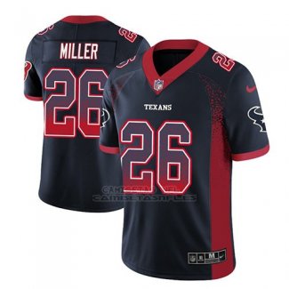 Camiseta NFL Limited Hombre Houston Texans Lamar Miller Azul 2018 Drift Fashion Color Rush