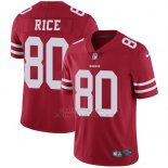Camiseta NFL Limited Hombre San Francisco 49ers 80 Jerry Rice Rojo Stitched Vapor Untouchable