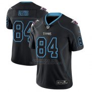 Camiseta NFL Limited Hombre Tennessee Titans Corey Davis Negro Color Rush 2018 Lights Out