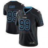 Camiseta NFL Limited Hombre Tennessee Titans Jurrell Casey Negro Color Rush 2018 Lights Out