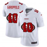 Camiseta NFL Limited San Francisco 49ers Gaeoppplo Logo Dual Overlap Blanco
