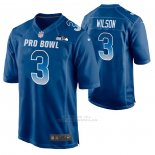 Camiseta NFL Limited Seattle Seahawks Russell Wilson 2019 Pro Bowl Azul