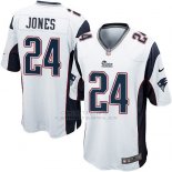 Camiseta New England Patriots Jones Blanco Nike Game NFL Hombre
