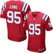 Camiseta New England Patriots Long Rojo Nike Elite NFL Hombre