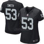 Camiseta Oakland Raiders Smith Negro Nike Game NFL Mujer