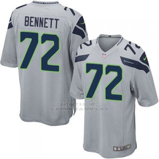 Camiseta Seattle Seahawks Bennett Gris Nike Game NFL Hombre
