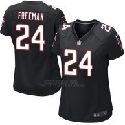 Camiseta Atlanta Falcons Freeman Negro Nike Game NFL Mujer