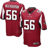 Camiseta Atlanta Falcons Weatherspoon Rojo Nike Game NFL Nino