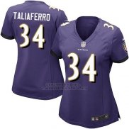 Camiseta Baltimore Ravens Taliaferro Violeta Nike Game NFL Mujer