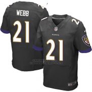 Camiseta Baltimore Ravens Webb Negro Nike Elite NFL Hombre
