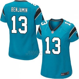 Camiseta Carolina Panthers Benjamin Lago Azul Nike Game NFL Mujer