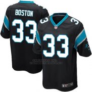 Camiseta Carolina Panthers Boston Negro Nike Game NFL Nino
