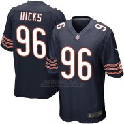Camiseta Chicago Bears Hicks Blanco Negro Nike Game NFL Nino