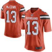 Camiseta Cleveland Browns McCown Naranja Nike Game NFL Nino