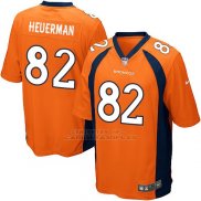 Camiseta Denver Broncos Heuerman Naranja Nike Game NFL Hombre