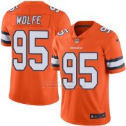 Camiseta Denver Broncos Wolfe Naranja Nike Legend NFL Hombre