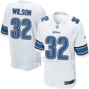 Camiseta Detroit Lions Wilson Blanco Nike Game NFL Nino