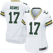 Camiseta Green Bay Packers Adams Blanco Nike Game NFL Mujer
