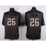Camiseta Houston Texans Miller Apagado Gris Nike Anthracite Salute To Service NFL Hombre