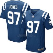 Camiseta Indianapolis Colts Jones Azul Nike Elite NFL Hombre