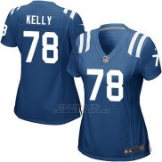 Camiseta Indianapolis Colts Kelly Azul Nike Game NFL Mujer