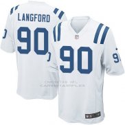 Camiseta Indianapolis Colts Langford Blanco Nike Game NFL Hombre