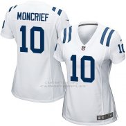 Camiseta Indianapolis Colts Moncrief Blanco Nike Game NFL Mujer