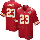 Camiseta Kansas City Chiefs Gaines Rojo Nike Game NFL Hombre