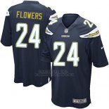 Camiseta Los Angeles Chargers Flowers Negro Nike Game NFL Hombre