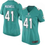 Camiseta Miami Dolphins Maxwell Verde Nike Game NFL Mujer