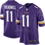 Camiseta Minnesota Vikings Treadwell Violeta Nike Game NFL Hombre