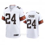 Camiseta NFL Game Cleveland Browns Nick Chubb 2020 Blanco