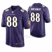 Camiseta NFL Game Hombre Baltimore Ravens Ty Montgomery Violeta