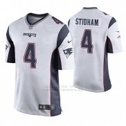 Camiseta NFL Game Hombre New England Patriots Jarrett Stidham Blanco