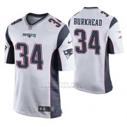 Camiseta NFL Game Hombre New England Patriots Rex Burkhead Blanco