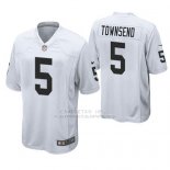 Camiseta NFL Game Hombre Oakland Raiders Johnny Townsend Blanco