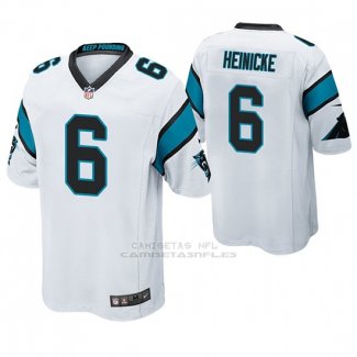 Camiseta NFL Game Hombre Panthers Taylor Heinicke Blanco