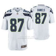 Camiseta NFL Game Hombre Seattle Seahawks Darrell Daniels Blanco