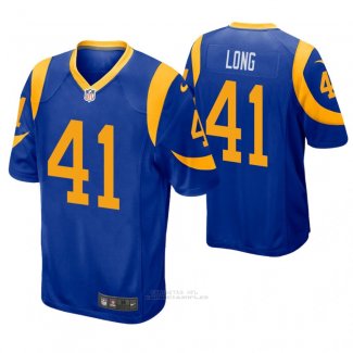 Camiseta NFL Game Hombre St Louis Rams David Long Azul