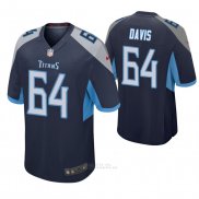 Camiseta NFL Game Hombre Tennessee Titans Nate Davis Azul2