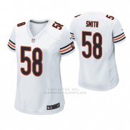 Camiseta NFL Game Mujer Chicago Bears Roquan Smith Blanco
