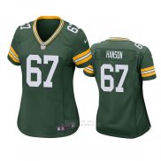 Camiseta NFL Game Mujer Green Bay Packers Jake Hanson Verde