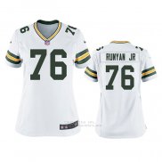 Camiseta NFL Game Mujer Green Bay Packers Jon Runyan Jr. Blanco
