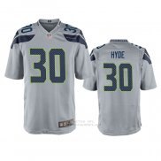 Camiseta NFL Game Seattle Seahawks Carlos Hyde Gray