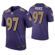 Camiseta NFL Legend Hombre Baltimore Ravens Michael Pierce Violeta Color Rush
