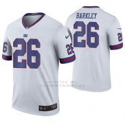 Camiseta NFL Legend Hombre New York Giants Saquon Barkley Blanco Color Rush