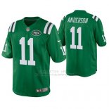 Camiseta NFL Legend Hombre New York Jets Robby Anderson Verde Color Rush