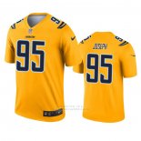 Camiseta NFL Legend Los Angeles Chargers Linval Joseph Inverted Oro