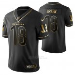 Camiseta NFL Limited Cincinnati Bengals A.j. Green Golden Edition Negro
