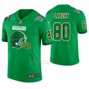 Camiseta NFL Limited Hombre Cleveland Browns Jarvis Landry St. Patrick's Day Verde